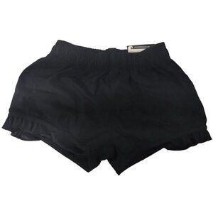 ORageous Girls Medium Black Solid Athletic Boardshorts New
